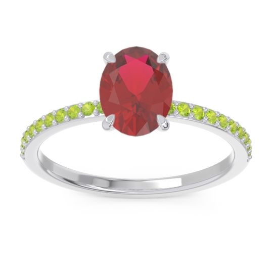 Oval Pave Presya Ring