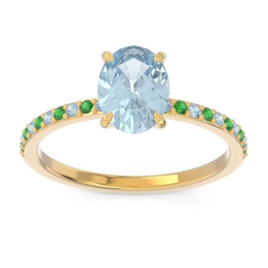 Oval Pave Presya Ring