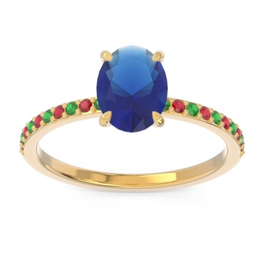 Oval Pave Presya Ring