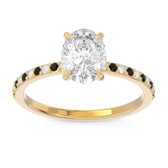 Oval Pave Presya Ring