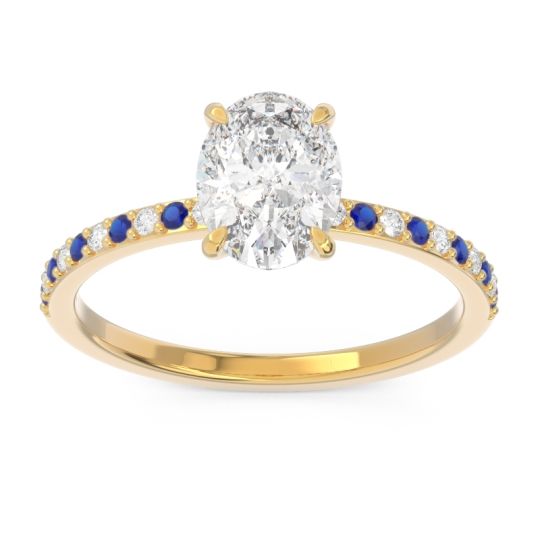Oval Pave Presya Ring