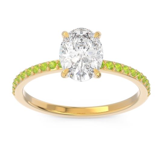 Oval Pave Presya Ring