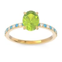 Oval Pave Presya Ring