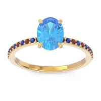 Oval Pave Presya Ring