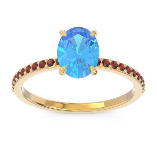 Oval Pave Presya Ring