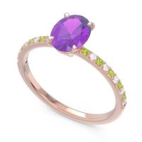 Oval Pave Presya Ring