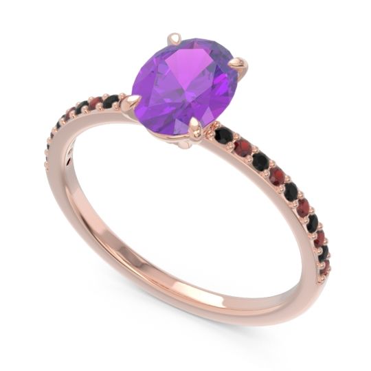 Oval Pave Presya Ring