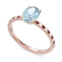 Oval Pave Presya Ring