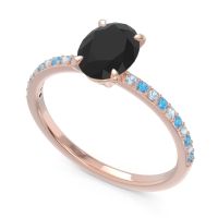 Oval Pave Presya Ring