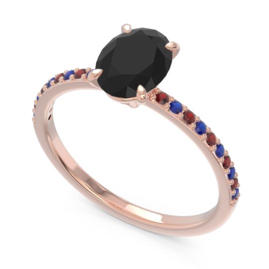 Oval Pave Presya Ring