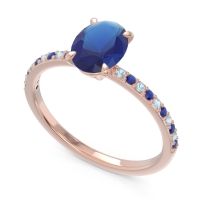 Oval Pave Presya Ring