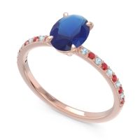 Oval Pave Presya Ring