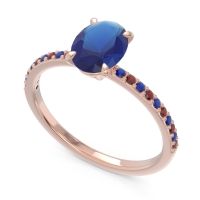 Oval Pave Presya Ring