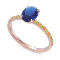 Oval Pave Presya Ring
