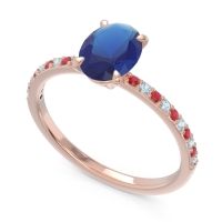 Oval Pave Presya Ring