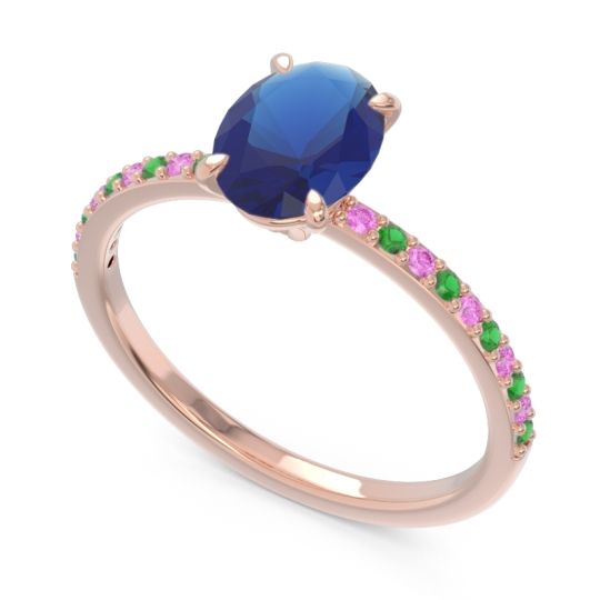 Oval Pave Presya Ring