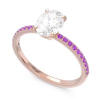 Oval Pave Presya Ring