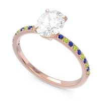 Oval Pave Presya Ring