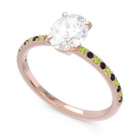 Oval Pave Presya Ring