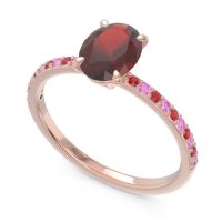 Oval Pave Presya Ring