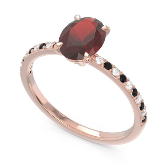 Oval Pave Presya Ring