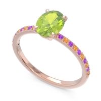 Oval Pave Presya Ring