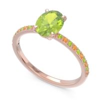 Oval Pave Presya Ring