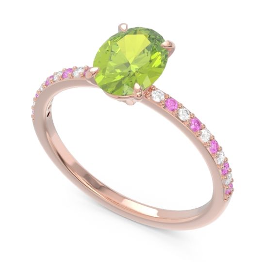 Oval Pave Presya Ring