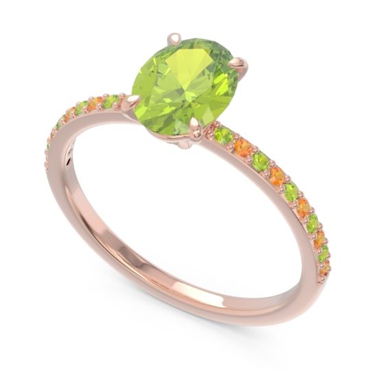 Oval Pave Presya Ring