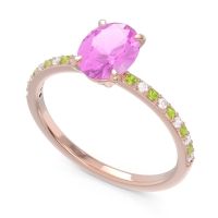 Oval Pave Presya Ring