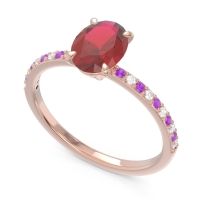 Oval Pave Presya Ring