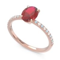 Oval Pave Presya Ring