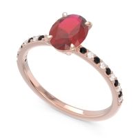 Oval Pave Presya Ring