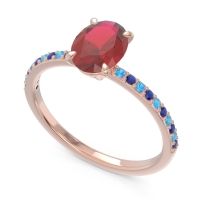 Oval Pave Presya Ring