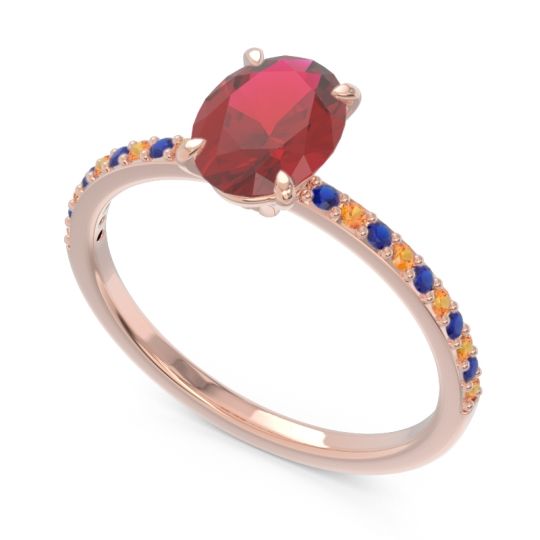 Oval Pave Presya Ring