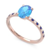 Oval Pave Presya Ring