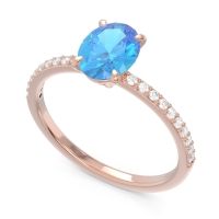 Oval Pave Presya Ring
