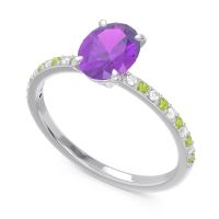 Oval Pave Presya Ring