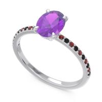 Oval Pave Presya Ring