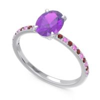 Oval Pave Presya Ring
