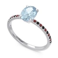 Oval Pave Presya Ring