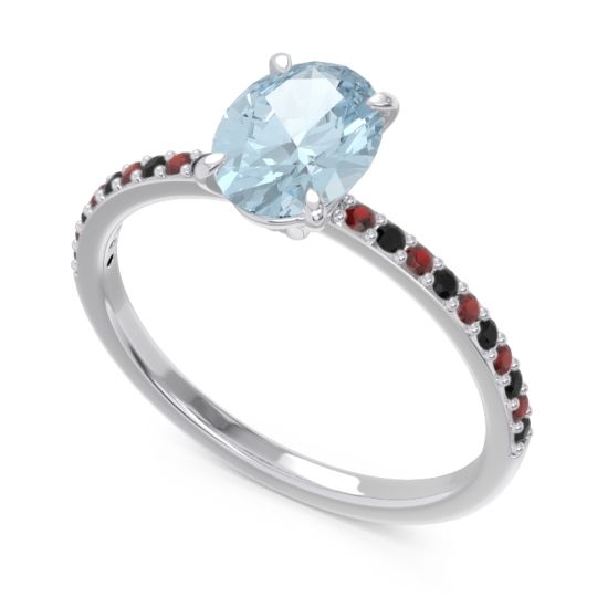 Oval Pave Presya Ring