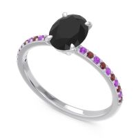 Oval Pave Presya Ring