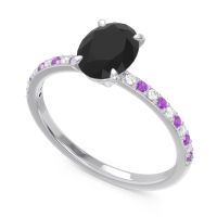 Oval Pave Presya Ring