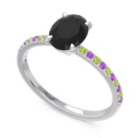Oval Pave Presya Ring