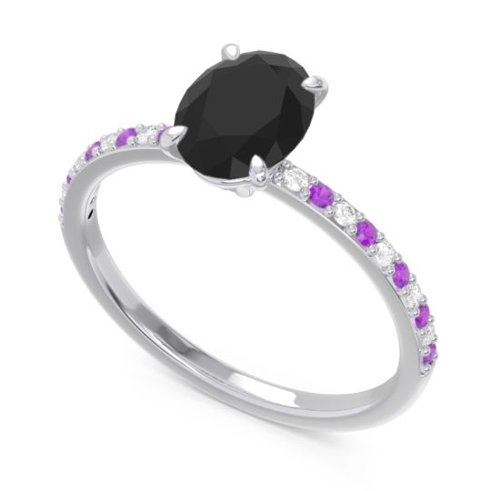 Oval Pave Presya Ring