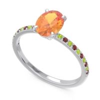 Oval Pave Presya Ring