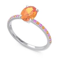 Oval Pave Presya Ring