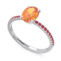 Oval Pave Presya Ring