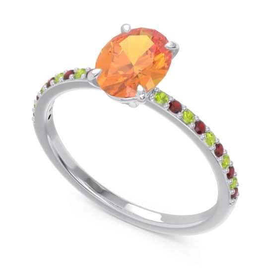 Oval Pave Presya Ring